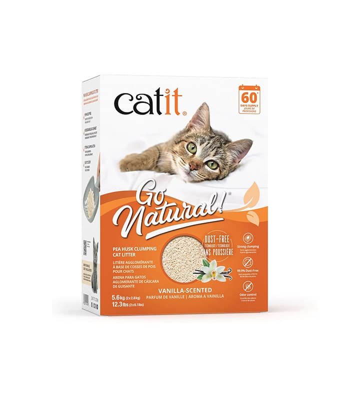 pet-product-cats-litter-4-0.jpg Catit Go Natural Pea Husk Clumping Cat Litter - Image 1